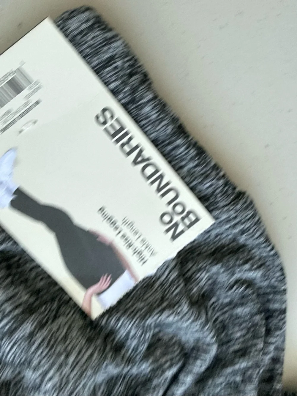 NWT No Boundaries Hi-rise Ankle Leggings S/M Gray Texture Soft Polyester Stretch